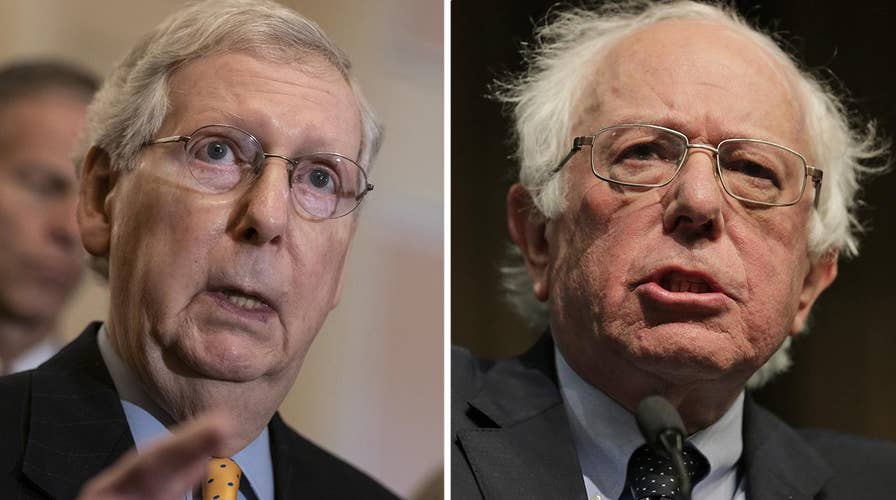 Senate Majority Leader Mitch McConnell slams Bernie Sanders 'Medicare-for-all' plan as a far-left social experiment