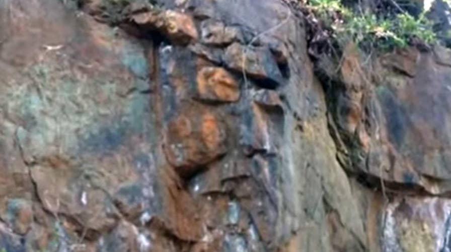 Virginia woman captures image of Christ in the rocks