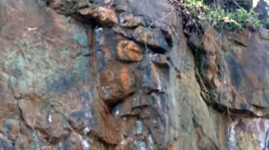 Virginia woman captures image of Christ in the rocks