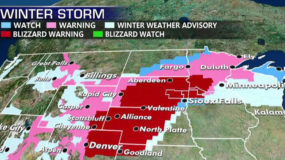 Historic Blizzard May Drop Up To 2 Feet Of Snow Across Central Us