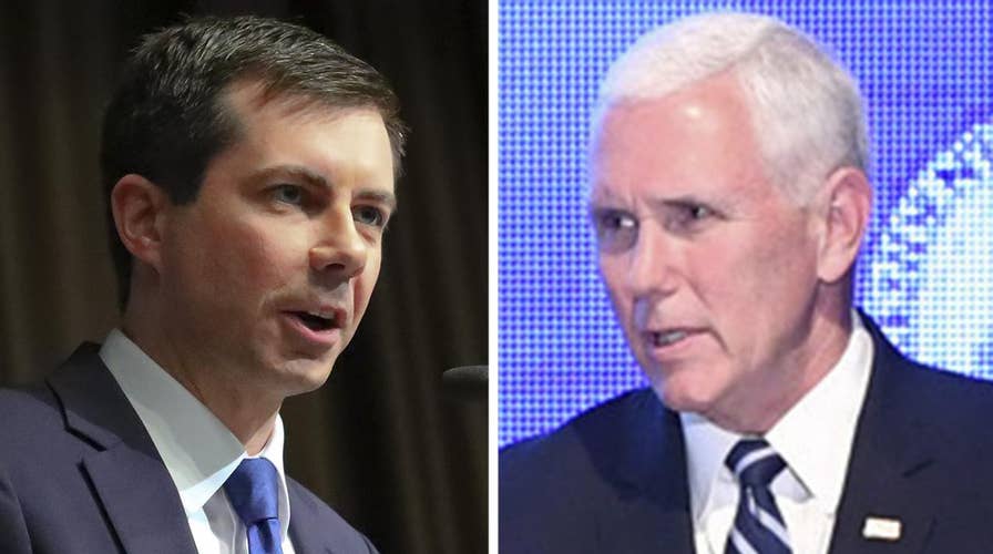 Pete Buttigieg and Mike Pence spar over religion