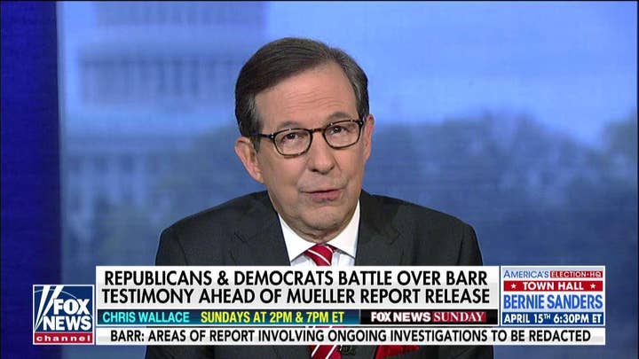 Chris Wallace on Dems' Criticism of Bill Barr