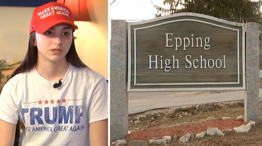 Principal asks teen to cover up MAGA apparel on school's American pride day