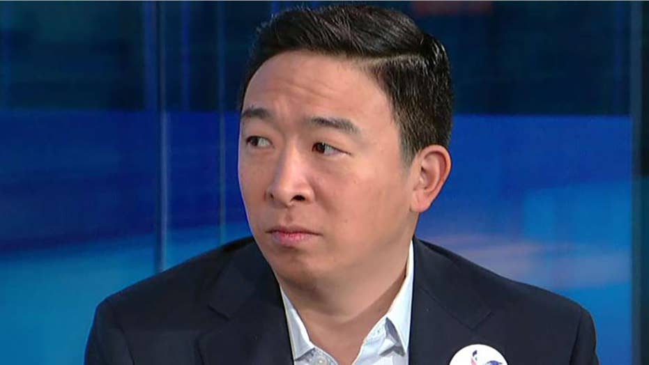 2020 candidate Andrew Yang defends $1,000 a month program ... Andrew Yang