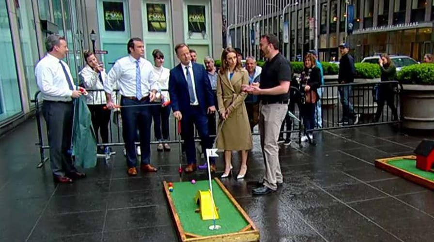 'Fox & Friends' competes in the Masters of mini golf