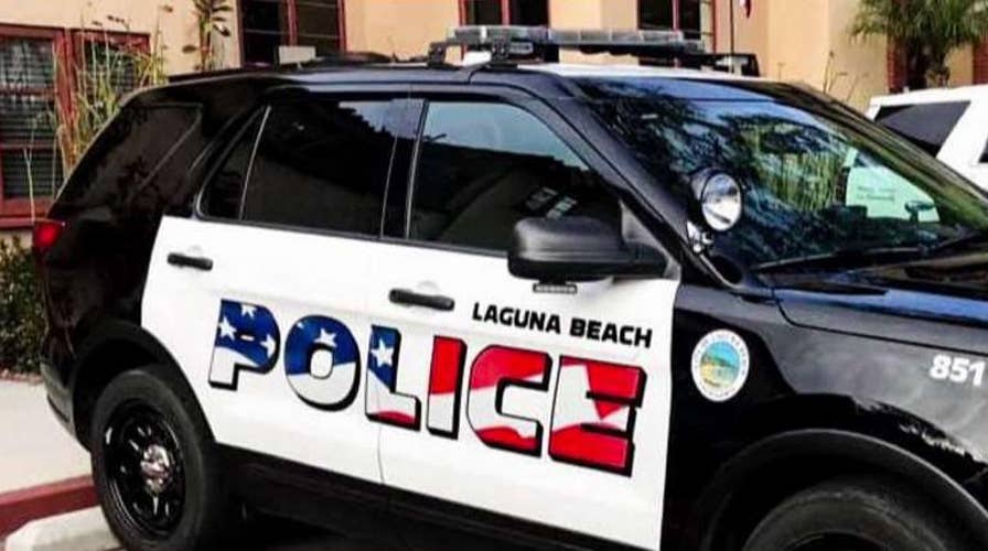 Laguna Beach debates whether American flags on police vehicles are too aggressive