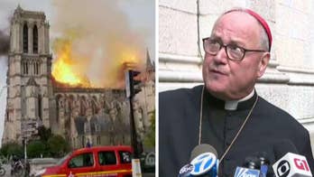 Cardinal Dolan says Notre Dame Cathedral will rise again: 'This fire won’t have the last word'