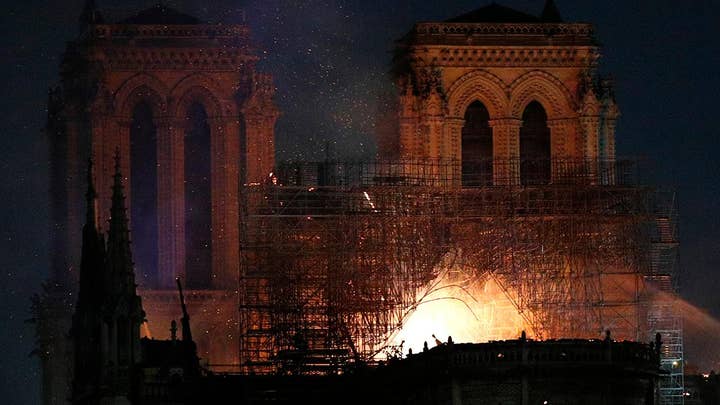 American witness describes watching Notre Dame burn: It's a sad day