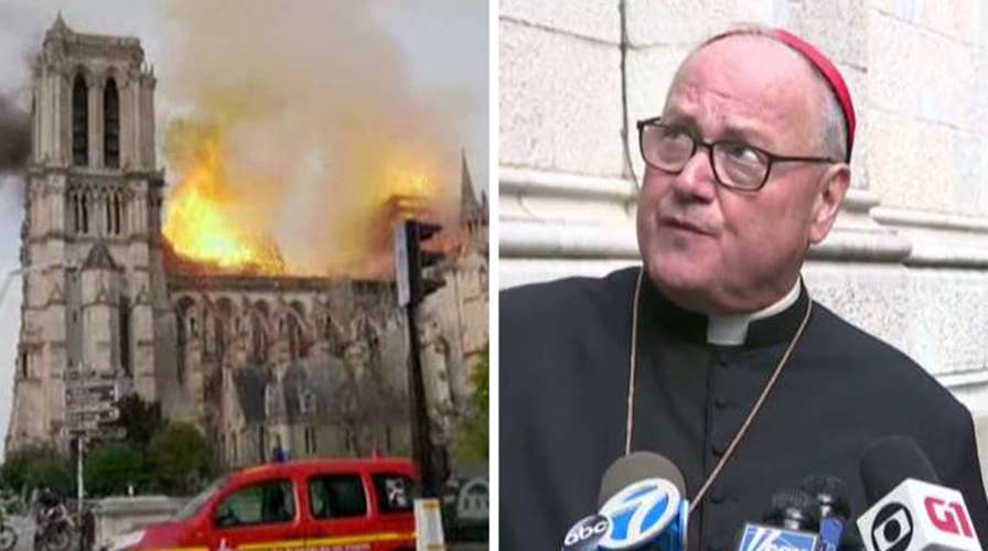 Cardinal Dolan: This is a moment of tears for Notre Dame