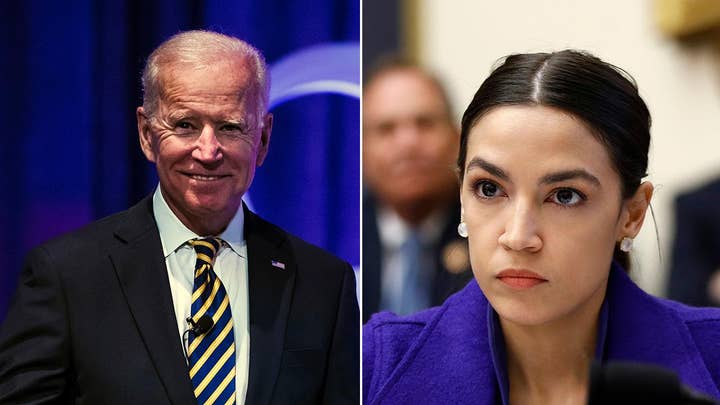 Alexandria Ocasio-Cortez says she isn't excited about a potential Biden presidential run