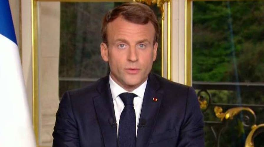 Emmanuel Macron vows to rebuild Notre Dame Cathedral within five years