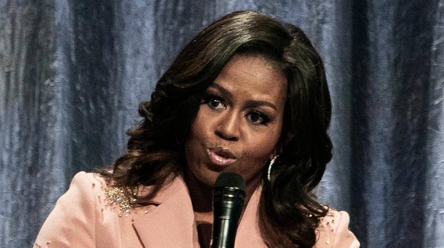 Michelle Obama criticized for comparing Trump era to 'living with divorced dad'