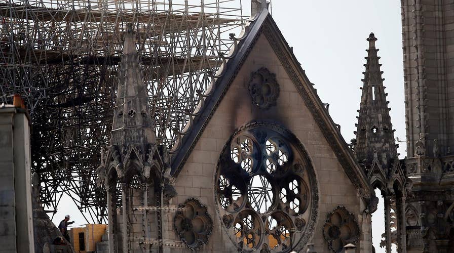 Daylight brings dramatic new images of the damage done by the Notre Dame fire