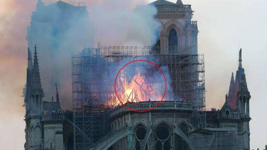 Woman claims she could see âsilhouette of Jesusâ in Notre Dame fire