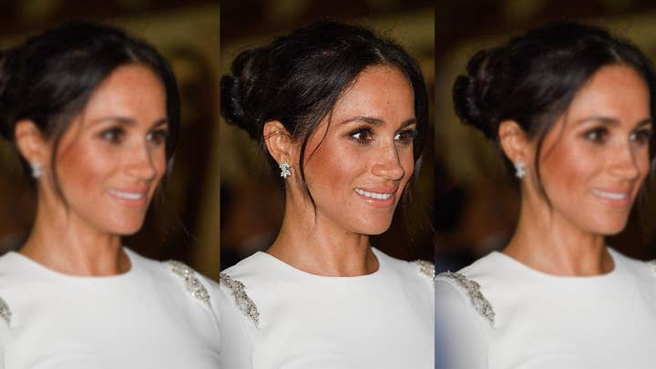 Get the Look: Meghan Markle’s signature messy bun