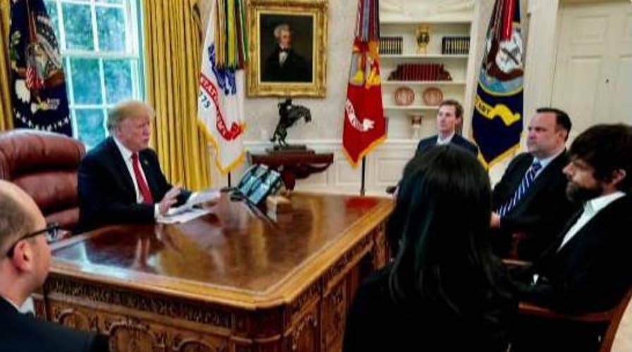 President Trump meets with Twitter CEO Jack Dorsey