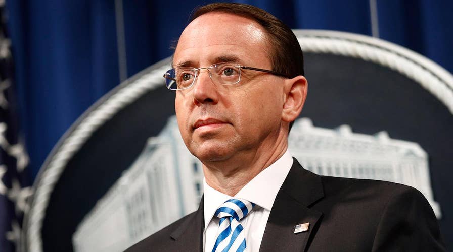 Rod Rosenstein criticizes the Obama administration for its handling of the Russia investigation