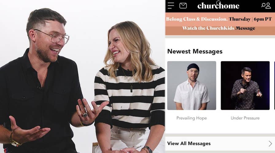 Celebrity pastors Judah and Chelsea Smith want to bring church to your phone with a new app