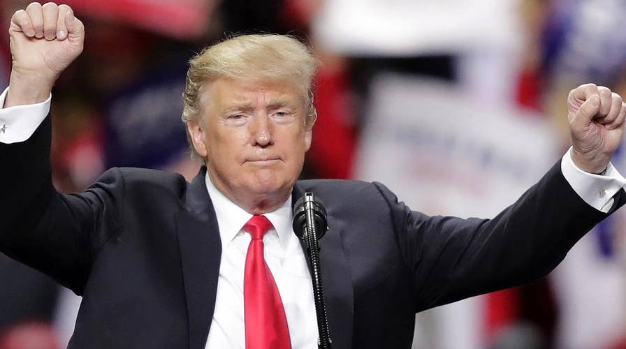 Press dinner vs. Trump rally