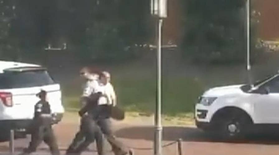 Raw video: shooter apprehended at UNC Charlotte