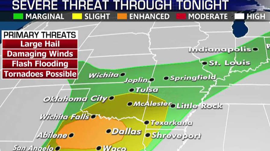 National forecast for Wednesday, May 1