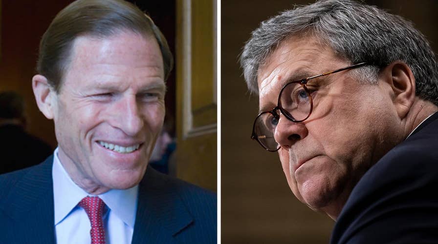 Barr blasts Democrats for using criminal justice system as a political weapon