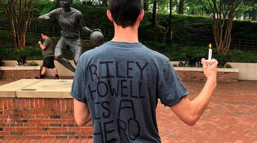 UNCC student who tackled gunman, saved lives is honored at vigil