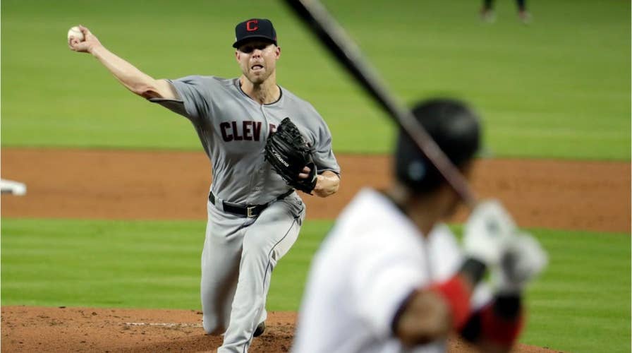 Cleveland Indians pitcher’s arm broken after hit by line drive