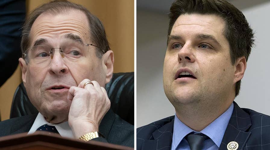 Rep. Gaetz's mic cut off as House hearing gets heated over the absence of Attorney General Barr