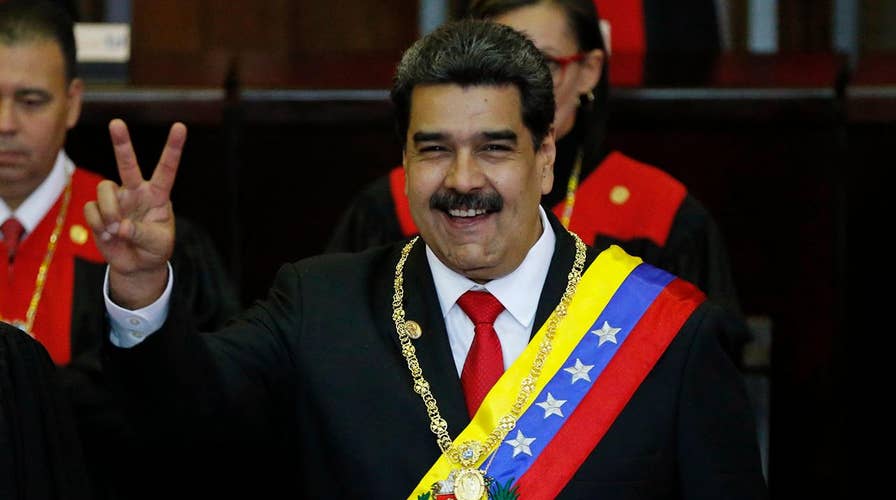 Venezuelan President Nicolas maduro visits military to warn of tough days ahead