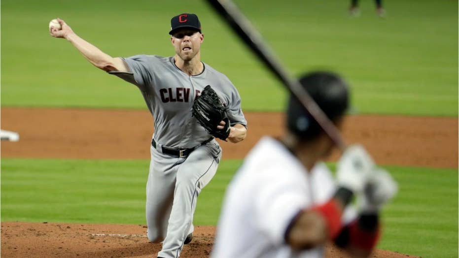 Two-time Cy Young winner Corey Kluber breaks pitching arm after being hit by 102 mph liner | Fox
