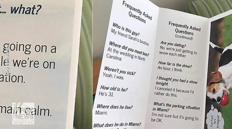 Comedian's idea to stop a barrage of family questions