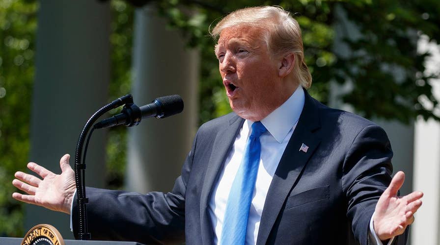 President Trump says he's been firm with Russia on election meddling