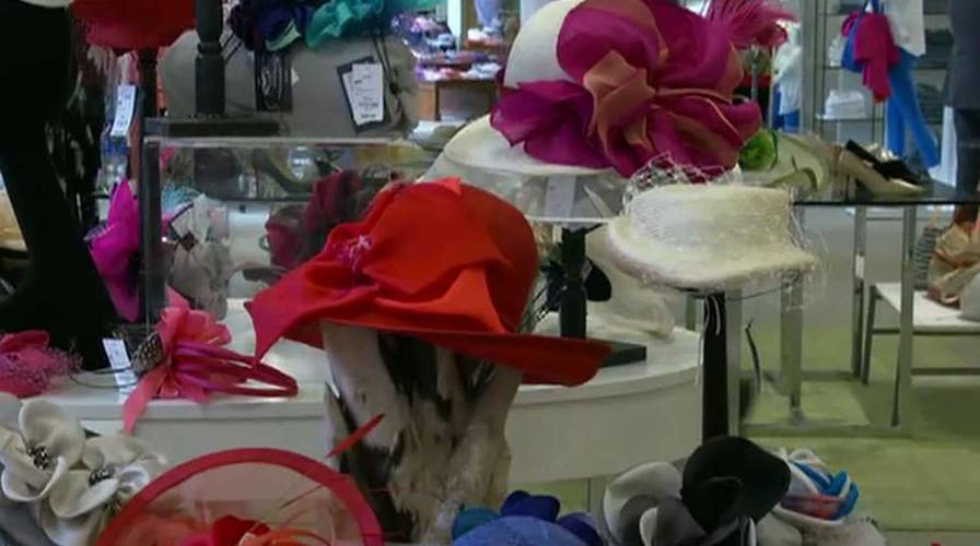 The official milliner of the Kentucky Derby shows off how her hats are made
