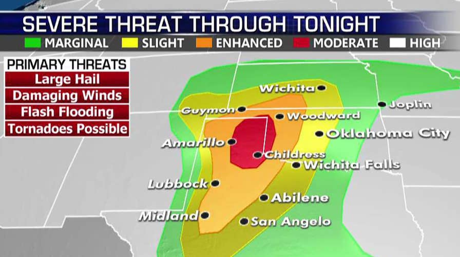 National forecast for Tuesday, May 7