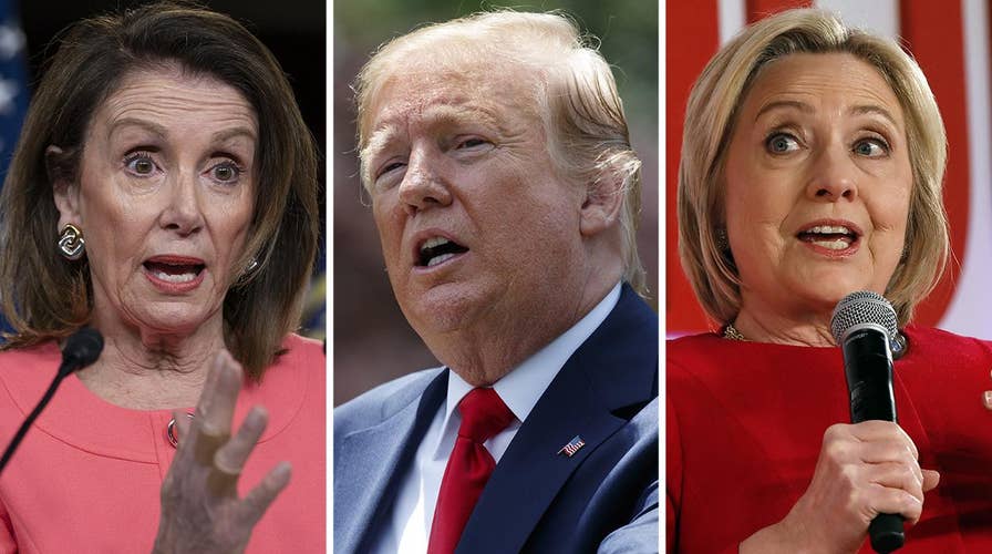 Pelosi worries Trump would not accept defeat in 2020 as Clinton claims 2016 election was 'stolen' from her