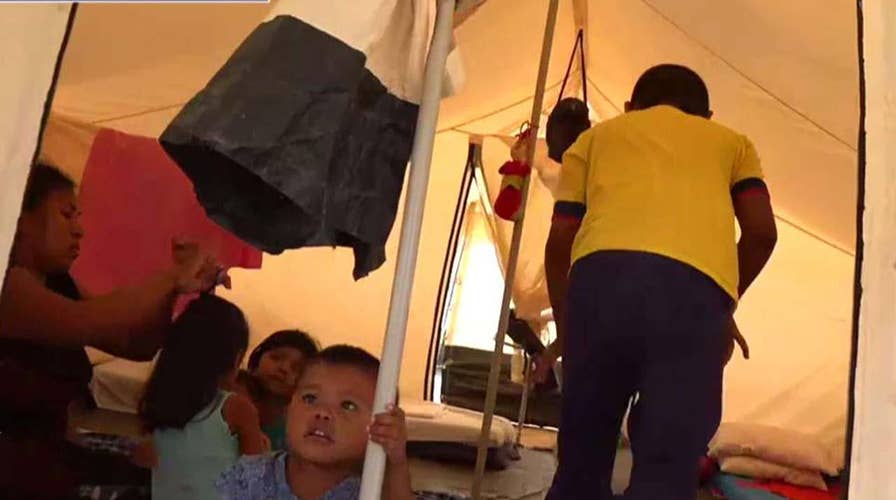 Crisis in Venezuela: UN sets up a refugee camp in Maicao, Colombia