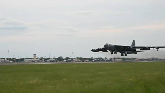 Nuclear-capable B-52 Bombers Depart Barksdale Air Force Base For The ...