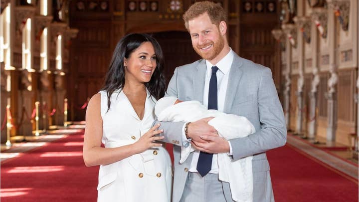 Prince Harry and Meghan Markle debut Baby Sussex