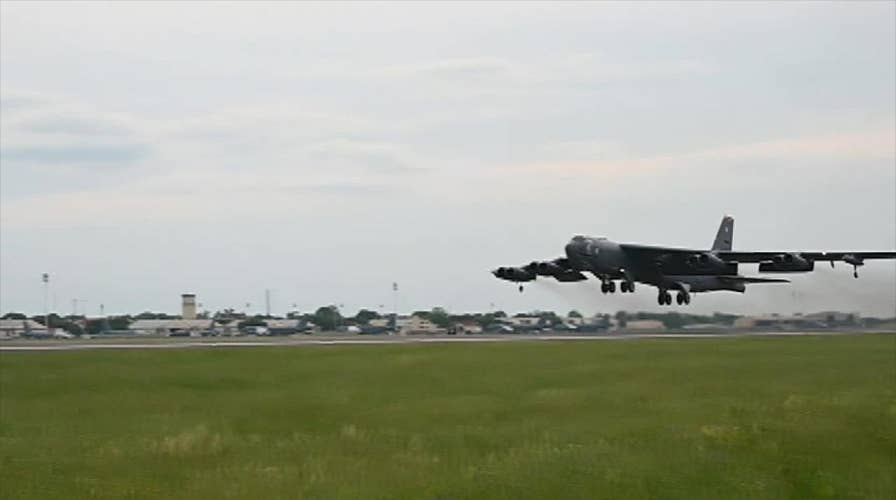 WATCH: First B-52 Bombers Depart For Middle East To Deter Iran | Fox News