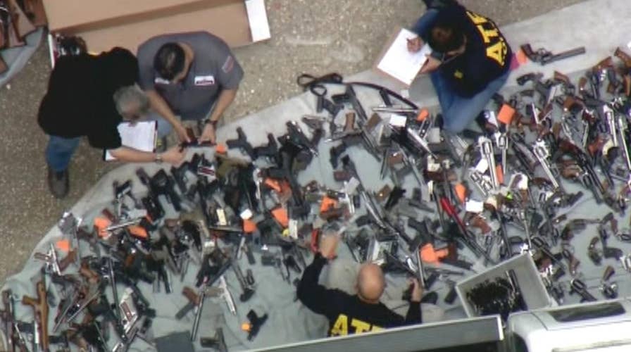 More than 1,000 weapons seized from Los Angeles mansion