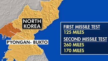 North Korea test fires second missile in a week