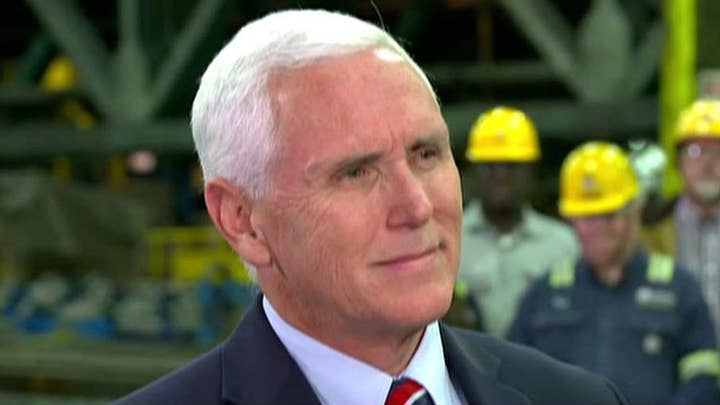 Pete goes one-on-one with Vice President Mike Pence in St. Paul, Minnesota