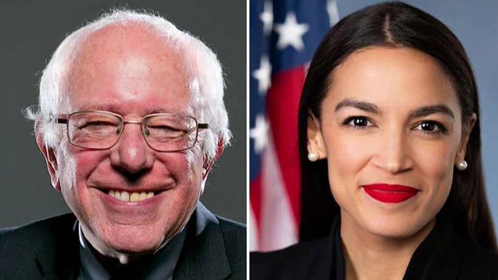 Rep. Alexandria Ocasio-Cortez and Sen. Bernie Sanders put big banks on notice