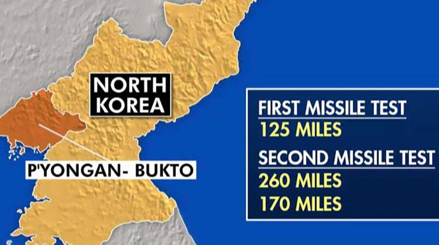 North Korea test fires second missile in a week