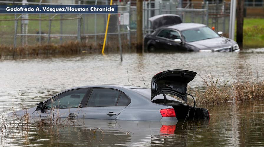 Severe storms bring torrential rain, hail and flooding to Houston