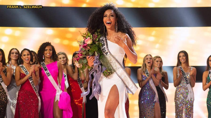 Miss USA 2019 explains what happened during the swimsuit competition, reacts to Kim Kardashian studying law