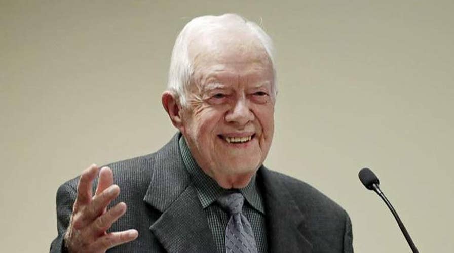 Former President Jimmy Carter recovering from hip replacement surgery after fall