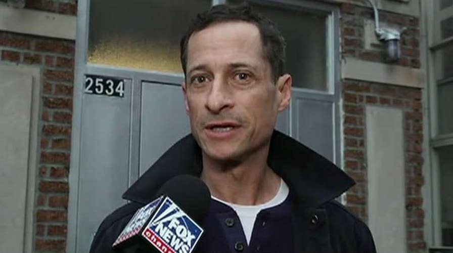 Anthony Weiner talks to Fox News after release from NY halfway house