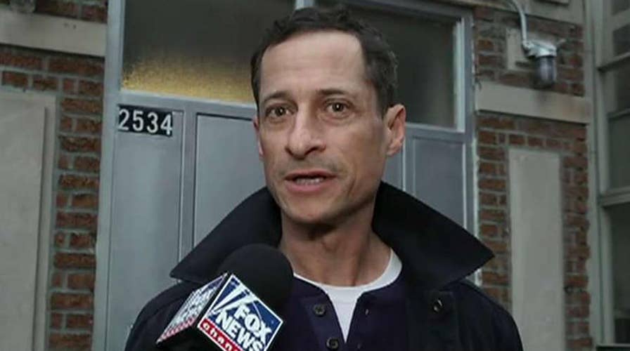 Anthony Weiner talks to Fox News after release from NY halfway house